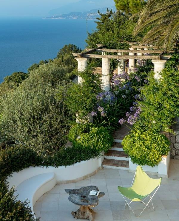 ονειρεμένο νησί κάπρι σχεδιαστής Francesco della Femina κήπος και υπαίθριος χώρος