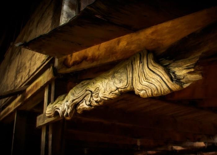 λάμπα driftwood diy ιδέες φως και ξύλο
