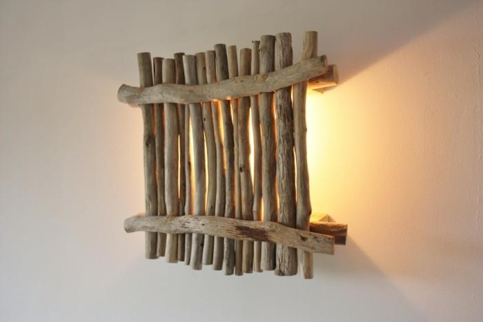 λάμπα driftwood diy ιδέες ρουστίκ