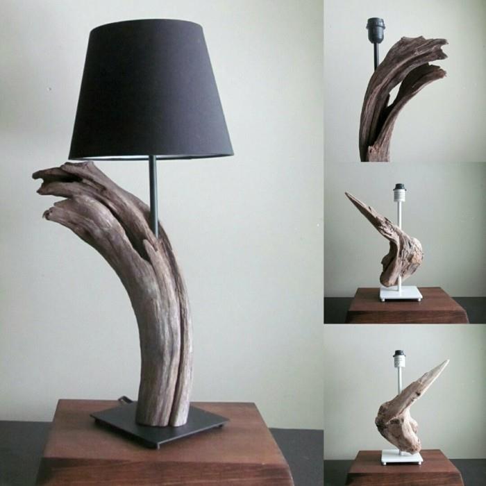 λάμπα driftwood DIY ιδέες φτιάξτε μόνοι σας