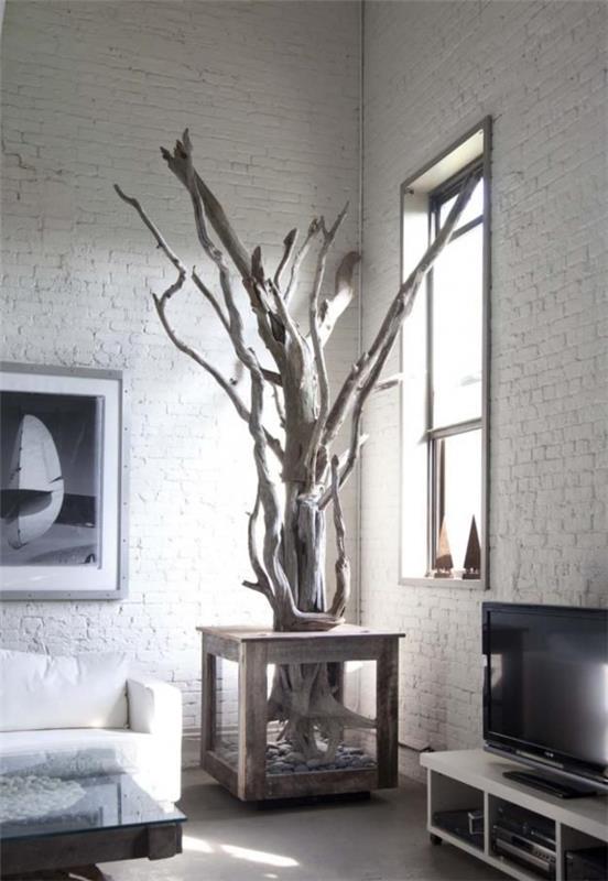 Driftwood δέντρο τραπεζιού τραπεζάκι σαλονιού διακοσμητικό
