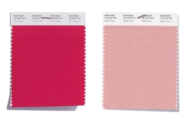 μοντέρνα χρώματα για γυναίκες pantone υπέροχα ροζ και ροζ