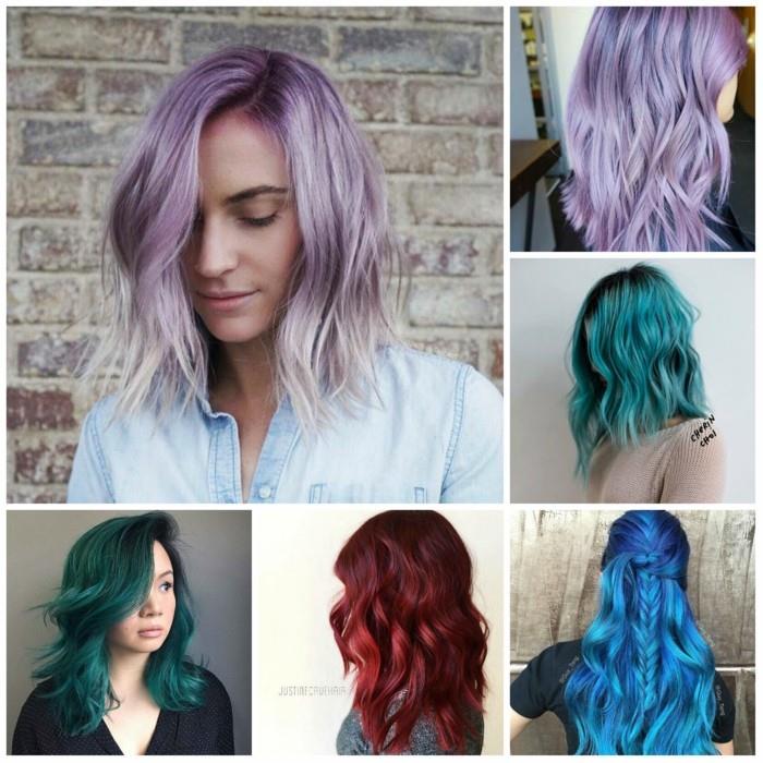 trend hairstyles 2017 καυτά χρώματα μαλλιών 2018