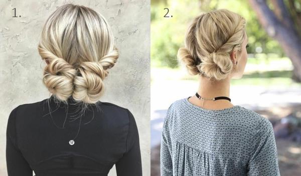 trending χτενίσματα 2021 space buns back