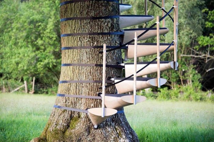 χτίστε σκάλες μόνοι σας δέντρα σκάλες ξύλινο κιγκλίδωμα