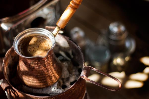 Παραδοσιακό στυλ τουρκικού καφέ