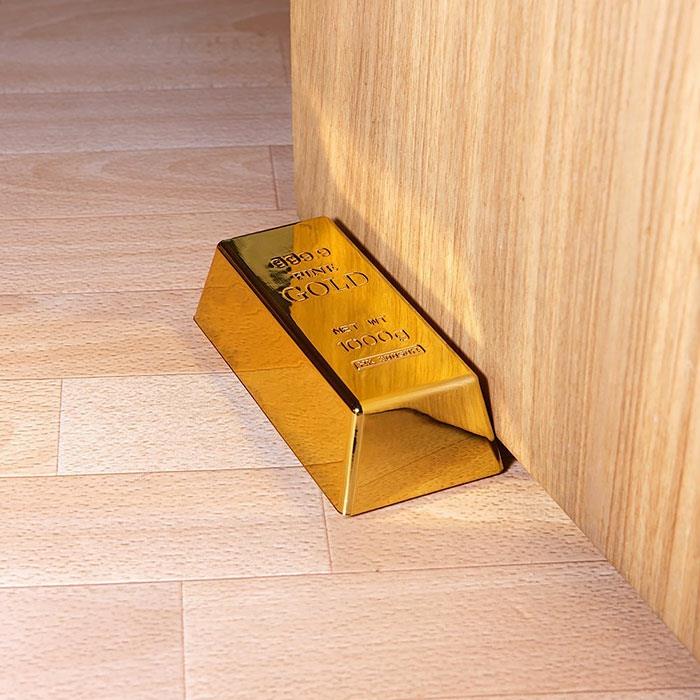 Ράψιμο πόρτας πώματα πόρτας στόπερ πόρτας στοίβα σάκος από ανοξείδωτο ατσάλι πόρτα stop παπούτσι χρυσό