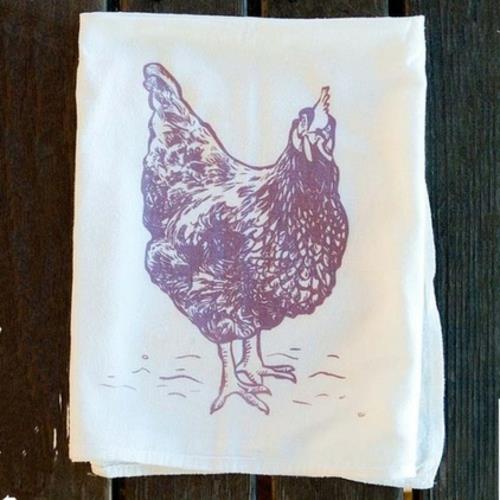 οικολογική πετσέτα κουζίνας επίπλων με κοτόπουλο