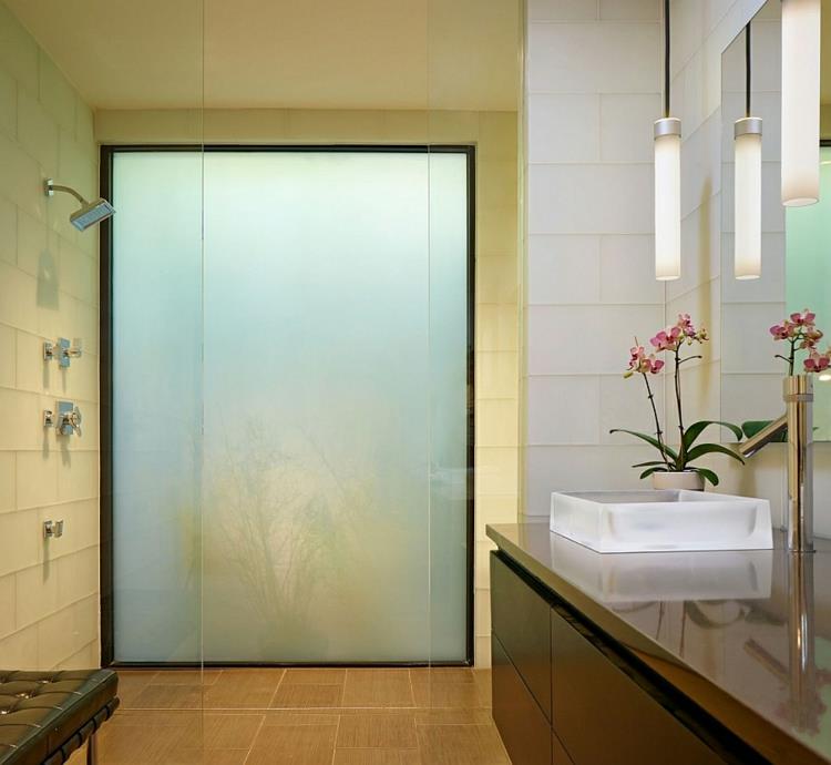 οικολογικό εσωτερικό σχεδιασμό μοντέρνα πλακάκια μπάνιου ασιατικό στυλ