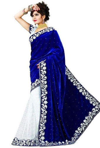 mavi ve beyaz sari
