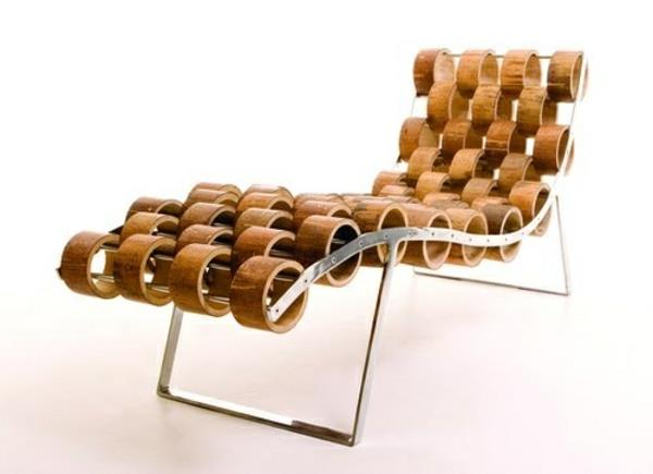 ιδέες σχεδίασης καρέκλες ανάκλισης επίπλων από μπαμπού