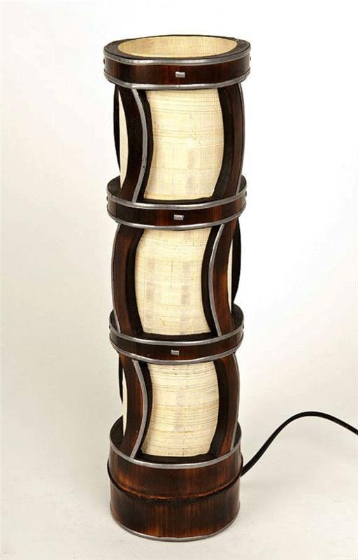 ιδέες σχεδιασμού επιτραπέζια λάμπα διακόσμησης επίπλων από μπαμπού