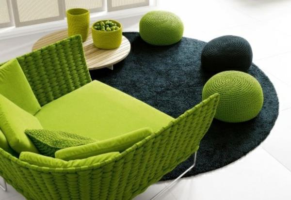 έπιπλα scheselong καναπές μοντέρνο πράσινο