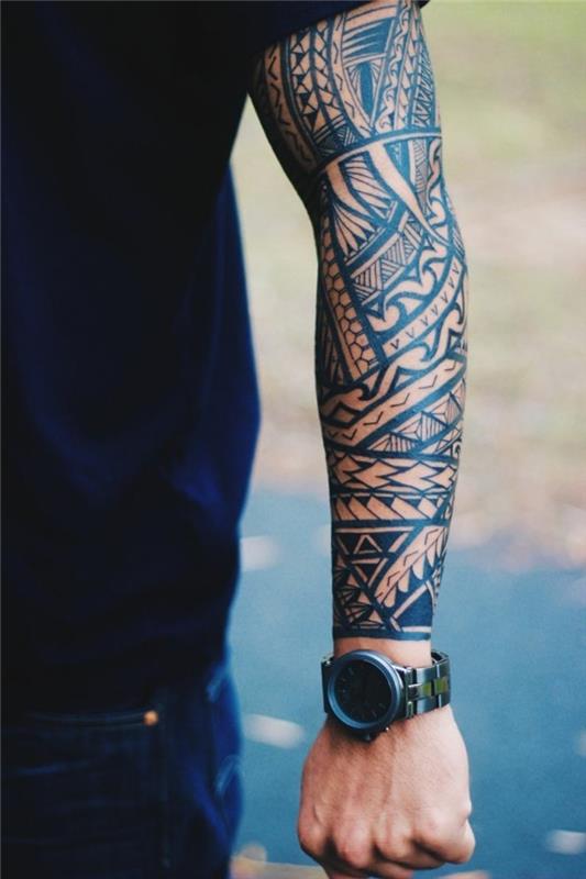 αντιβράχιο άνω βραχίονα τατουάζ μαορί άνδρες τατουάζ