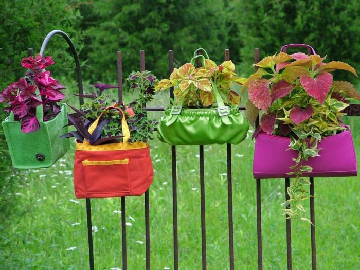 ιδέες ανακύκλωσης με μεταχειρισμένες τσάντες ιδέες κήπου για λίγα χρήματα