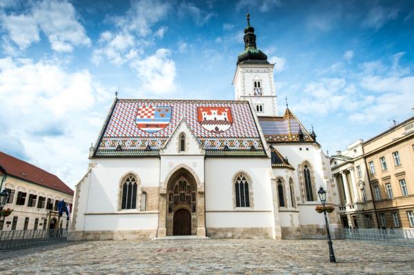 προορισμοί διακοπών europe zagreb sant mark εκκλησία