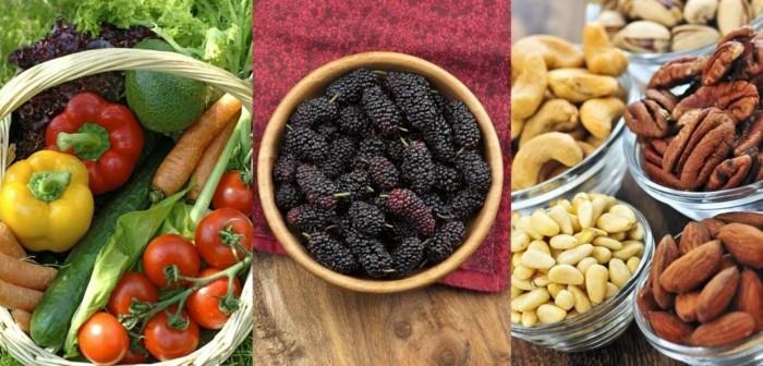 vegan χάνουν βάρος φρούτα λαχανικά καρύδια υγιεινά τρώνε