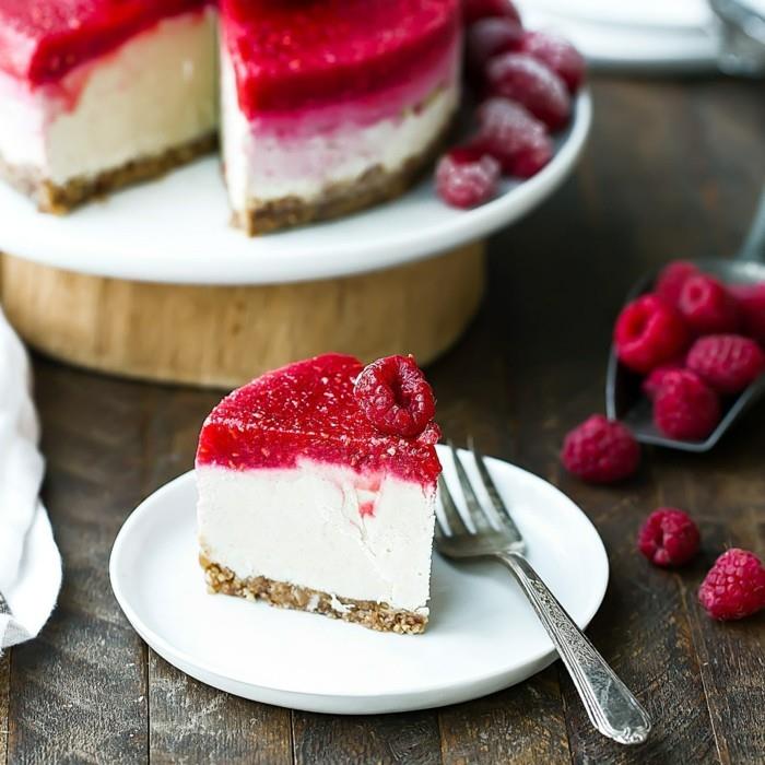 Bήνετε vegan cheesecake σμέουρα