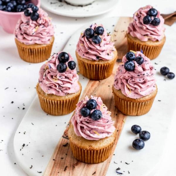 vegan συνταγή για muffins βατόμουρου