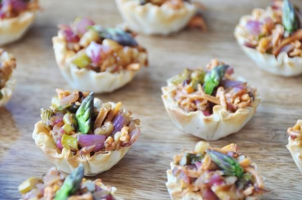 vegan ζαχαρωμένα δύο σπαράγγια finger food συνταγές