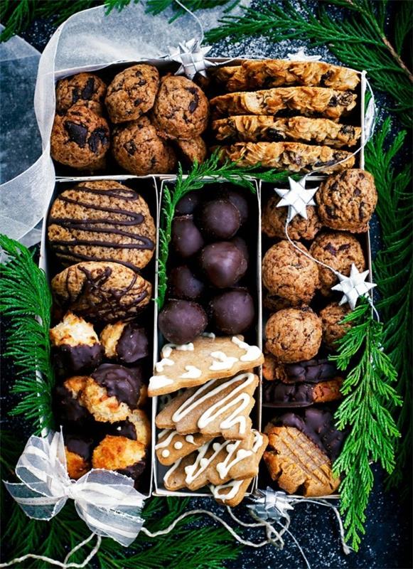 συσκευάστε όμορφα vegan μπισκότα για ιδέες για χριστουγεννιάτικα δώρα