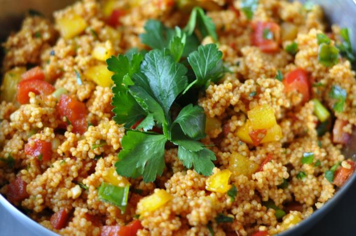 vegan συνταγές λαχανικά μαϊντανός σαλάτα κουσκούς