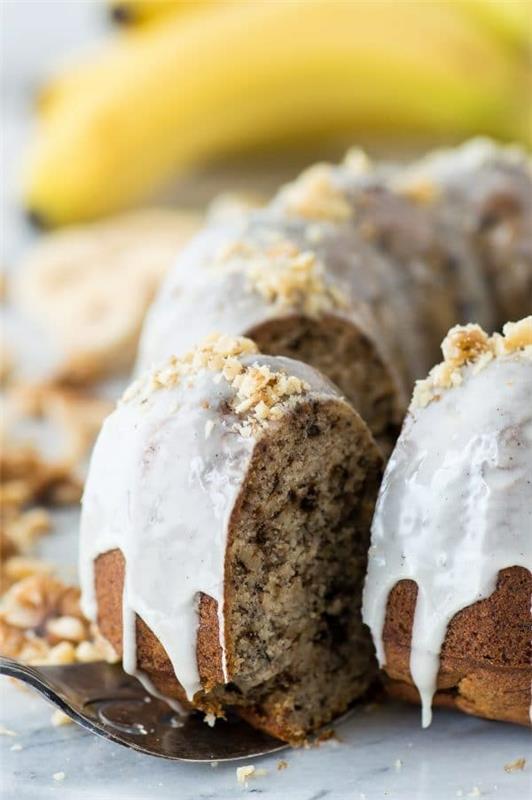 vegan μπανάνι ψησίματος με βανίλια