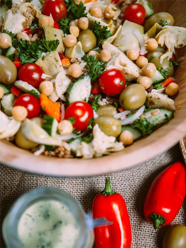 vegan τρόφιμα φρέσκα μαρουλιού μπιζέλια