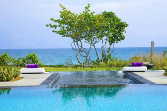 vieques island spa hotel μέσα στην παραλία της πισίνας με παραλία