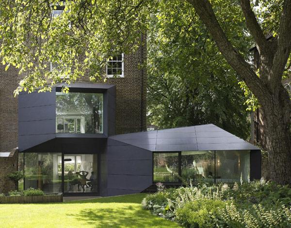 βικτοριανή βίλα φακός σπίτι Λονδίνο κήπος νέα κατασκευή