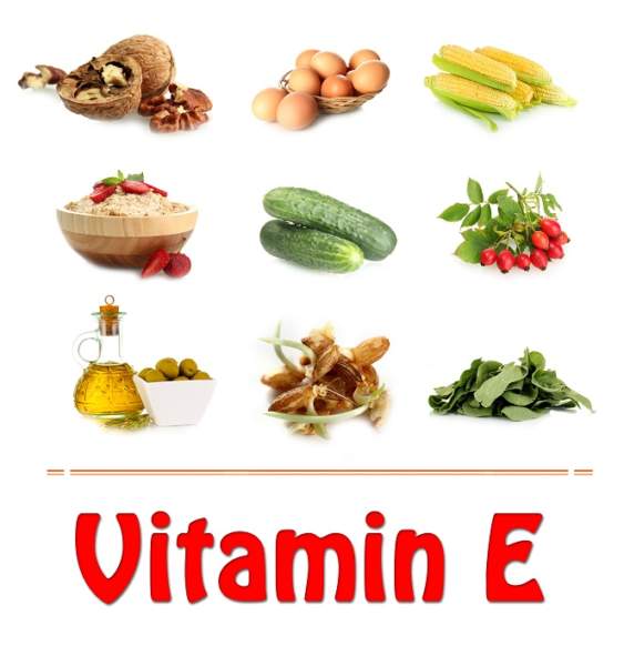 vitamino e maisto produktai