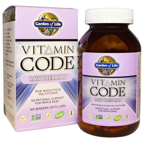 Gyvybės sodo vitaminų kodas, žalias Prenatalinis