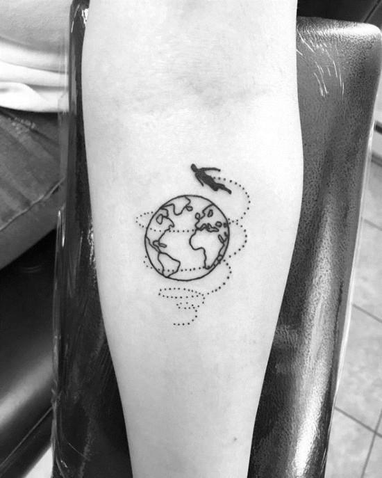 wanderlust τατουάζ ιδέες κόσμο κόσμο