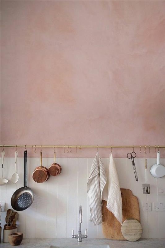 χρώματα τοίχου 2016 τάσεις χρώματα κουζίνα ροζ σολομός χρωματιστές τάσεις χρώματος τοίχου