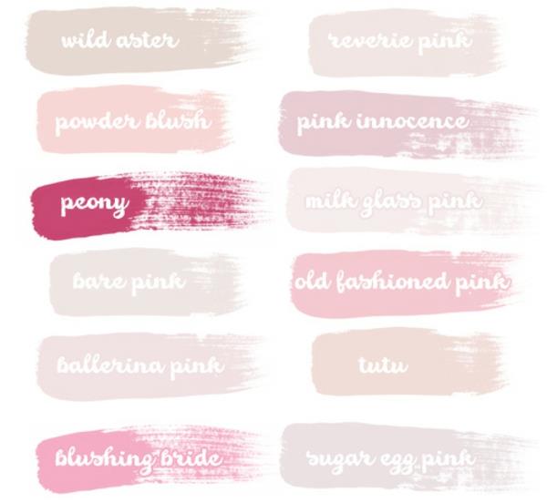 ζωγραφίστε ιδέες βαφής τοίχου σε ροζ ροζ τοίχους
