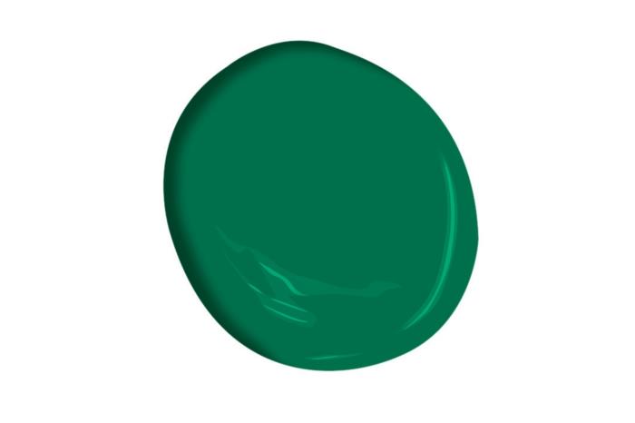 χρώματα τοίχου παραδείγματα παλέτας χρωμάτων τοίχου στερεό πράσινο σκούρο 3