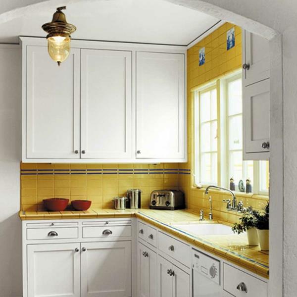 πλακάκια τοίχου κουζίνα καθρέφτης πλακάκια πίσω τοίχος πλακάκια κουζίνας κίτρινα