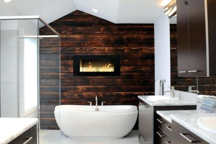 ιδέες σχεδιασμού τοίχων ιδέες σχεδιασμού μπάνιου ξύλο