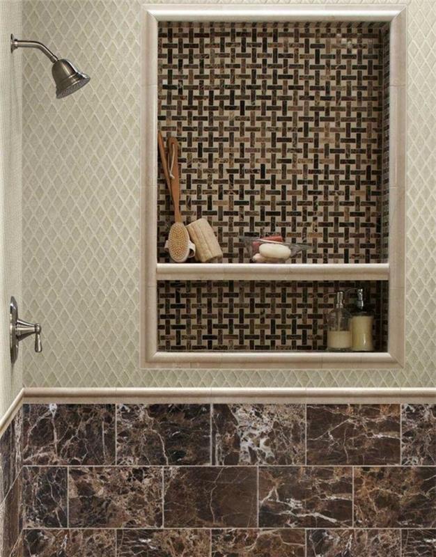 ιδέες σχεδιασμού τοίχων πλακάκια μπάνιο τεχνολογία krakelee