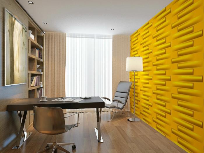 ιδέες σχεδιασμού τοίχου κίτρινες ιδέες σπιτιού τοίχου