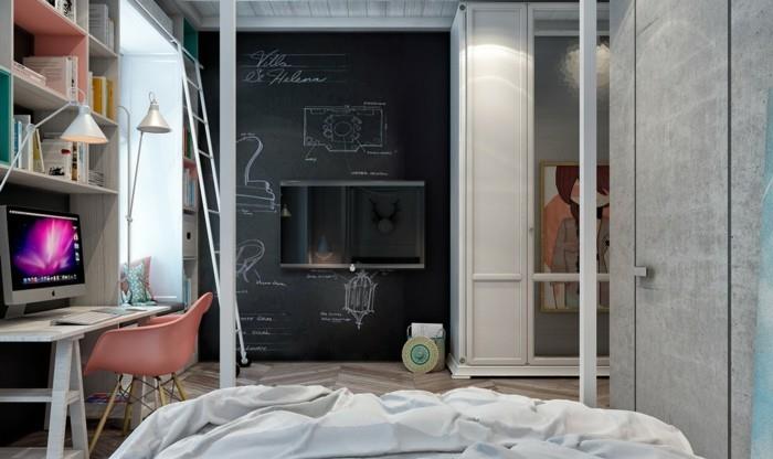 ιδέες σχεδιασμού τοίχου σχεδιασμός μαυροπίνακα περιοχή ύπνου