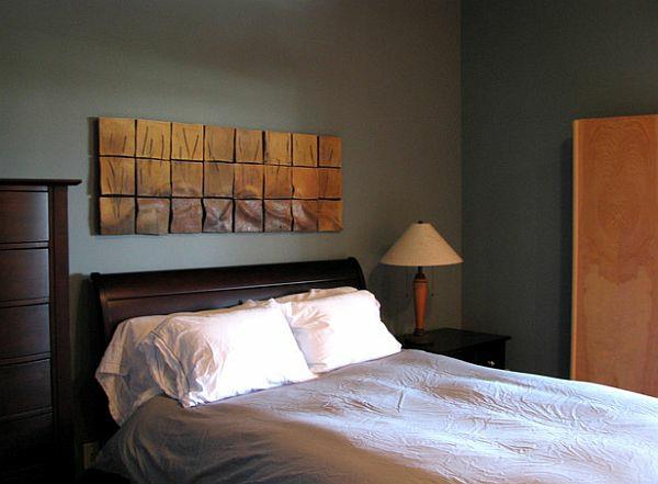 διακόσμηση τοίχου μικρό υπνοδωμάτιο κομψή διακόσμηση τοίχου μέταλλο Brenda McMahon Ceramics