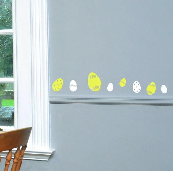 σχεδιασμός τοίχου Πασχαλινά αυγά Πασχαλινή διακόσμηση τραπεζαρία τραπεζαρία