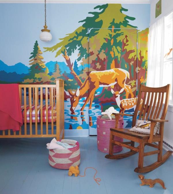 σχεδιασμός τοίχου ζωγραφική τοίχου παιδικό δωμάτιο παραμυθένιο