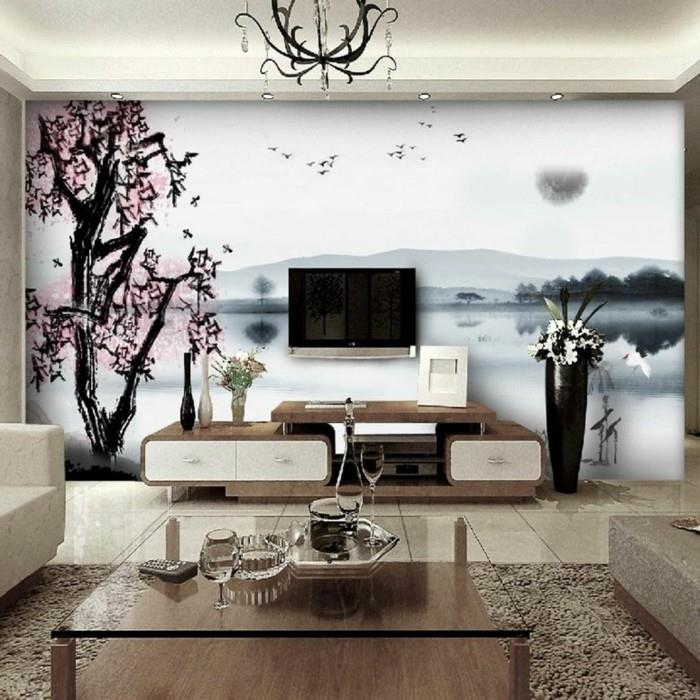 τοίχο ζωγραφική προφορά ταπετσαρία τοίχου floral μοτίβο
