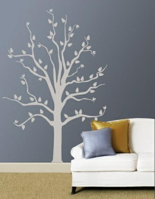 φύση αυτοκόλλητο τοίχο δέντρο τοίχο μοτίβο διακόσμηση τοίχου