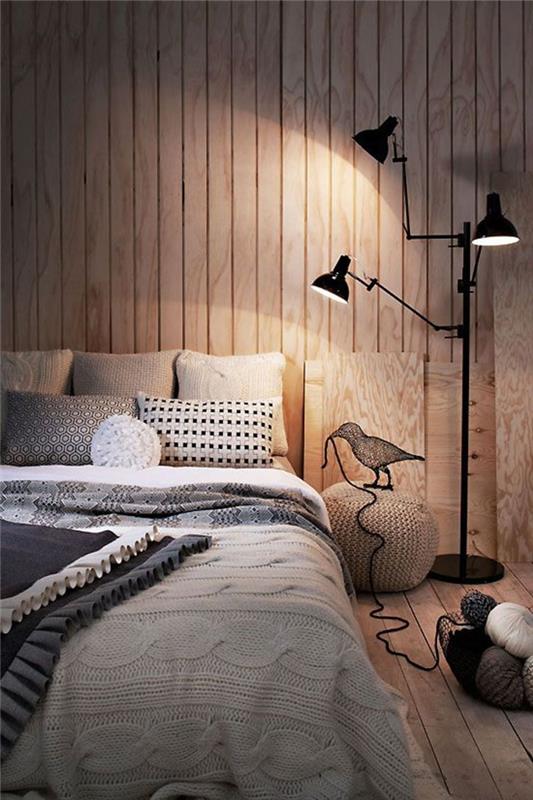 πάνελ τοίχου ξύλινο σαλόνι ξύλινο πάτωμα ζεστό σχέδιο