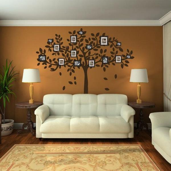 αυτοκόλλητο τοίχου φωτογραφίες οικογενειακού δέντρου πρωτότυπη ζωντανή ιδέα