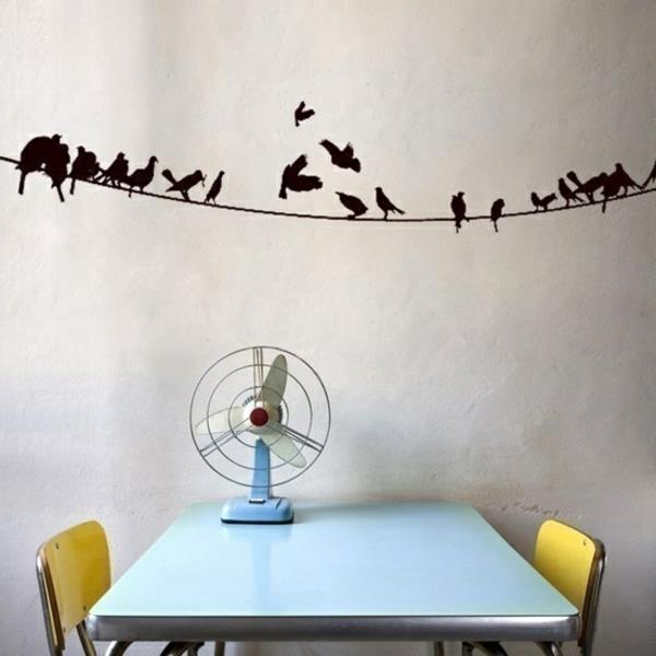 αυτοκόλλητα τοίχου αυτοκόλλητα τοίχου διακοσμητικά τοίχου πουλιά