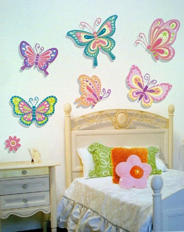 αυτοκόλλητα τοίχου παιδικό δωμάτιο παιδικό δωμάτιο πεταλούδες